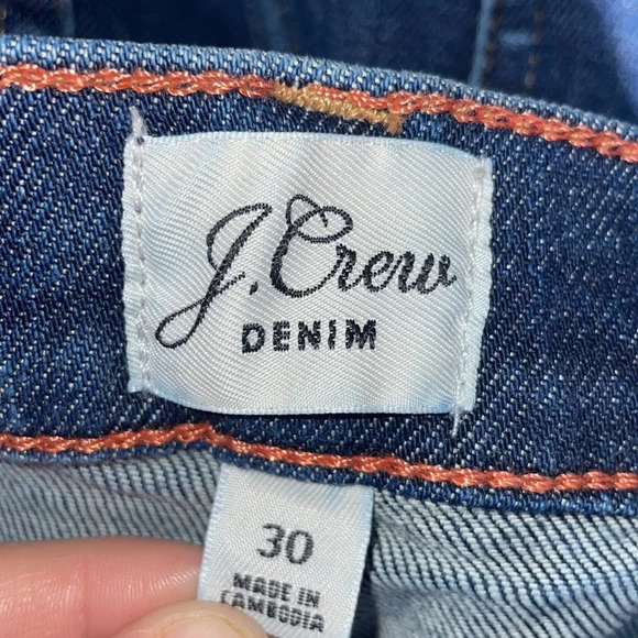 J. Crew Women’s 9” Vintage Straight Jeans Size 30 in Bristol Wash - Picture 3 of 8